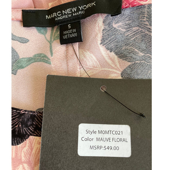 SOLD Marc New York Pink Floral Kimono Blouse Shirt NEW - Picture 14 of 14